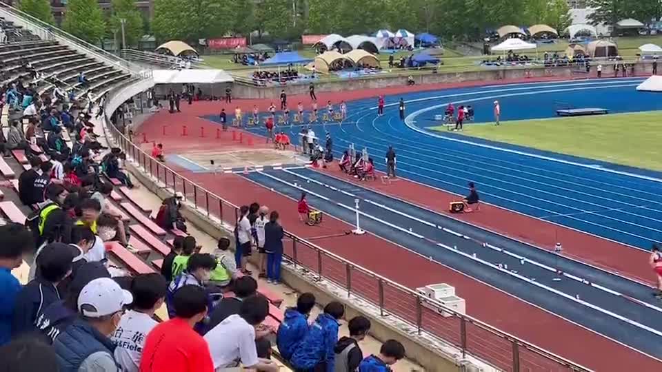 陸上100m決勝！（東北大会出場決定！）