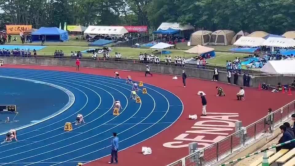 400m決勝　佐藤瑠菜さん　東北大会出場決定！
